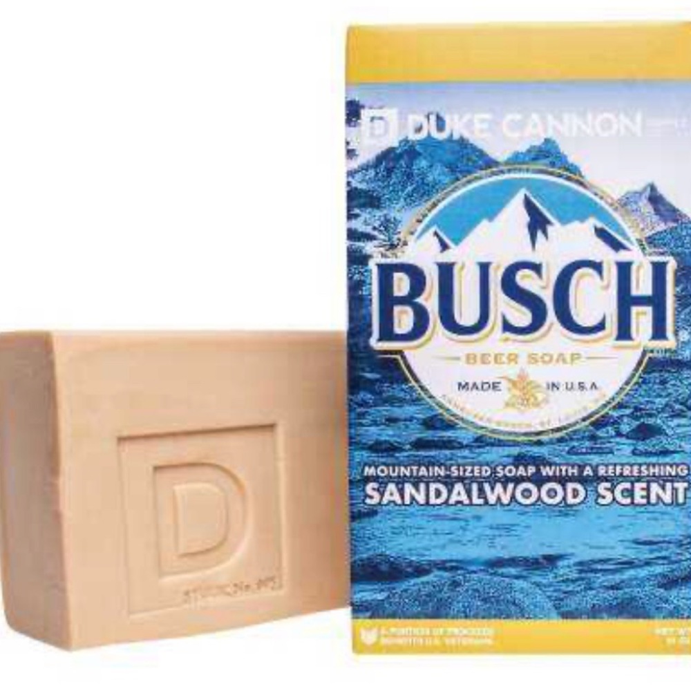 NIB Duke Cannon Supply Co. Busch Beer Big Brick of Soap for Men 10oz Made in USA - Picture 3 of 7